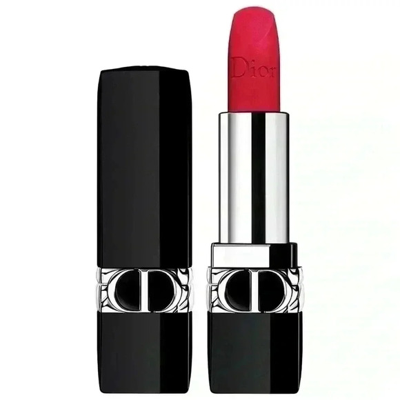 Dior Rouge Dior Refillable Matte Lipstick ~ Rouge Rose (784) ~ NEW! - Picture 2 of 8